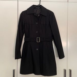 Theory Jacket Trench Coat Style in Black Size S